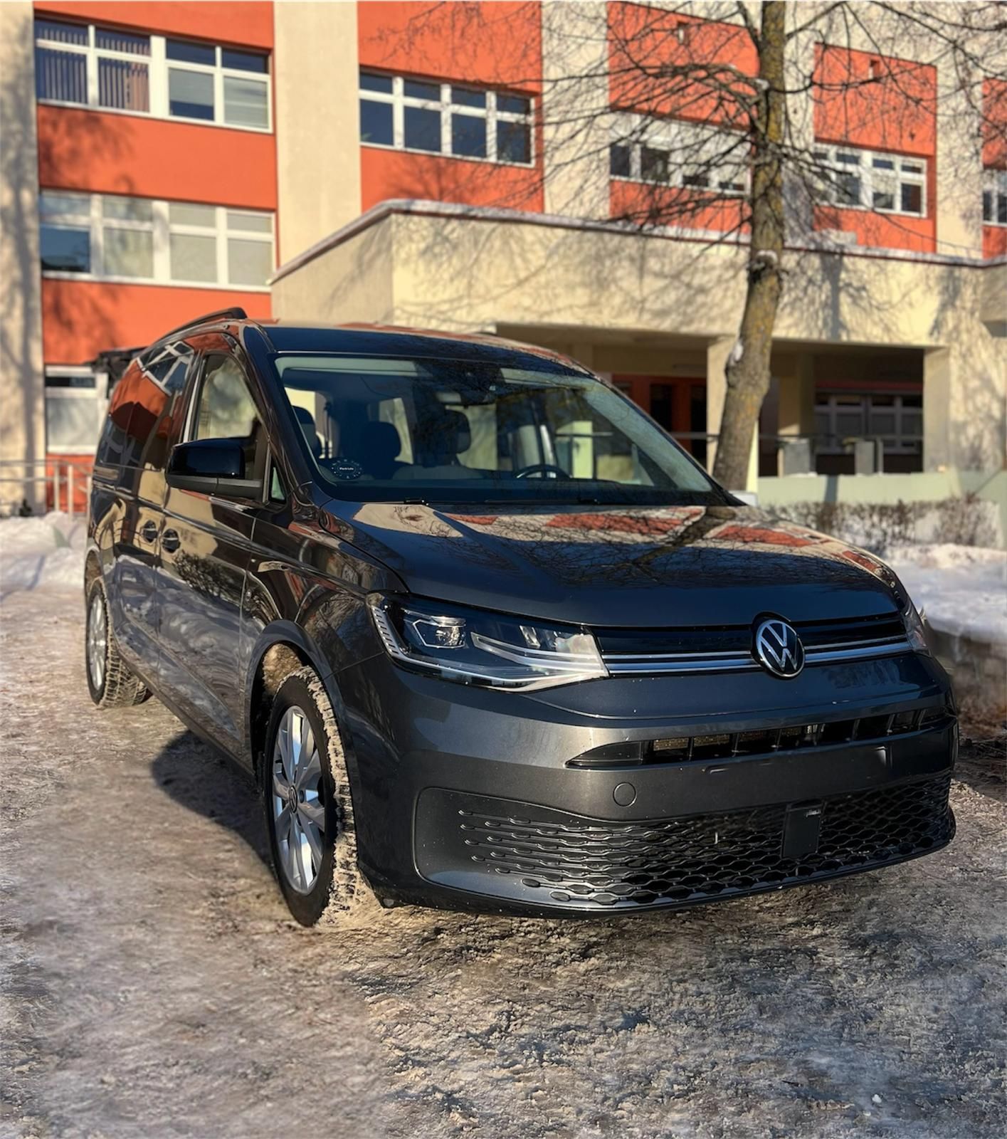 Volkswagen: priekinis vaizdas